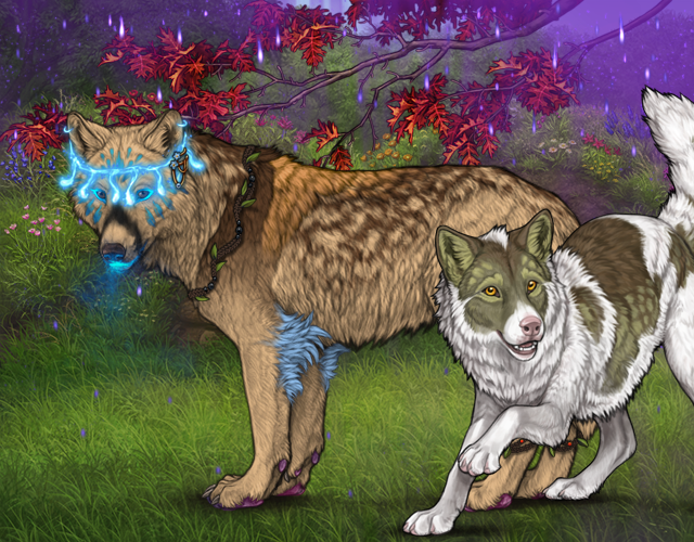 Freya Riding Wolf Freya |:| Wolvden