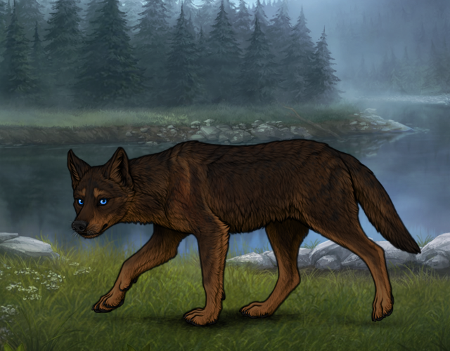 Freya Riding Wolf Freya |:| Wolvden