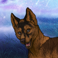 dinar's 2nd pup Headshot