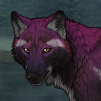 Wise old pink fox Headshot